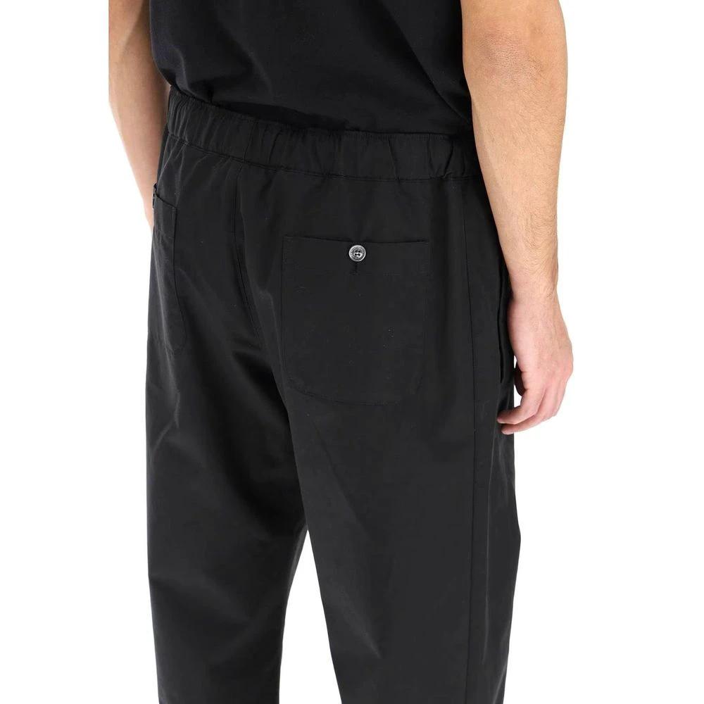 Alexander McQueen Black Cotton Casual Pants by Alexander McQueen