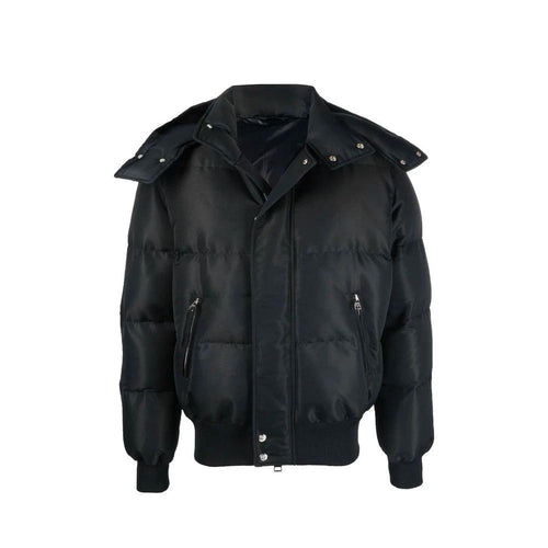 Alexander McQueen Black Polyamide Bomber by Alexander McQueen