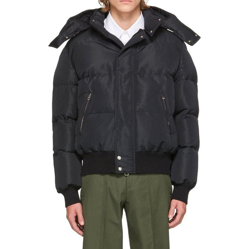 Alexander McQueen Black Polyamide Bomber by Alexander McQueen