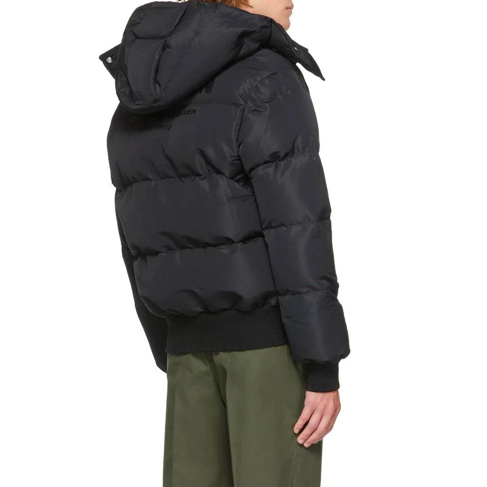Alexander McQueen Black Polyamide Bomber by Alexander McQueen