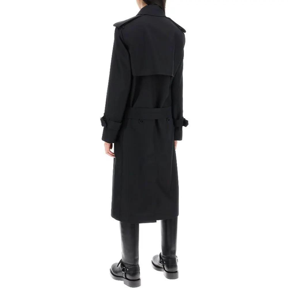 Manteau Burberry en polyester noir