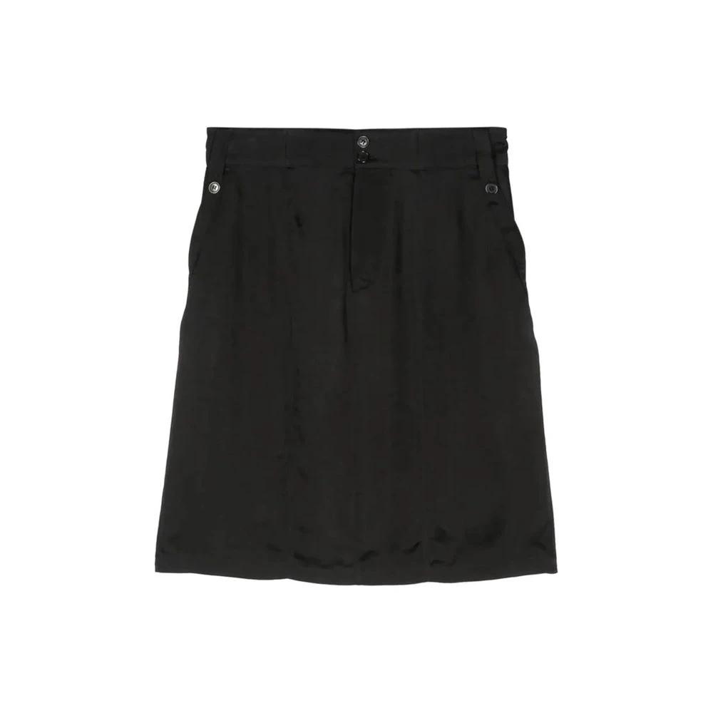Saint Laurent Black Copper Mini Skirt by Saint Laurent