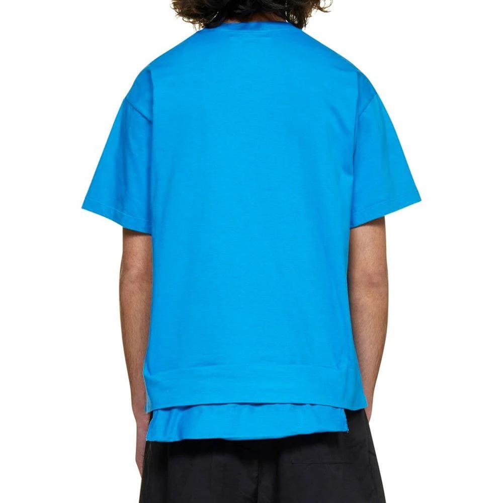 T-shirt en coton bleu Ambush