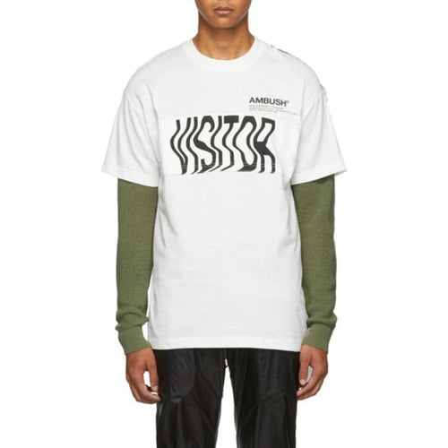 T-shirt en coton blanc Ambush