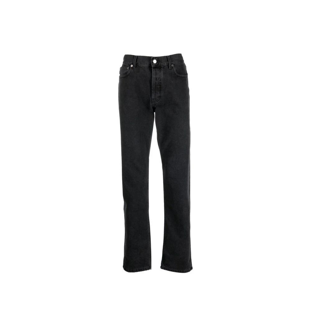 Jean Ambush en coton noir coupe slim