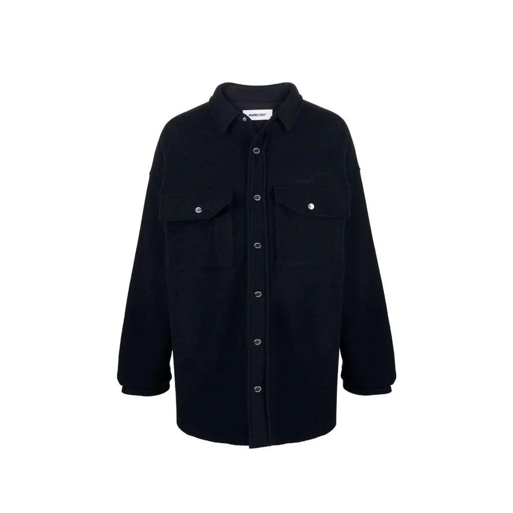 Ambush Blue Marabou Coat