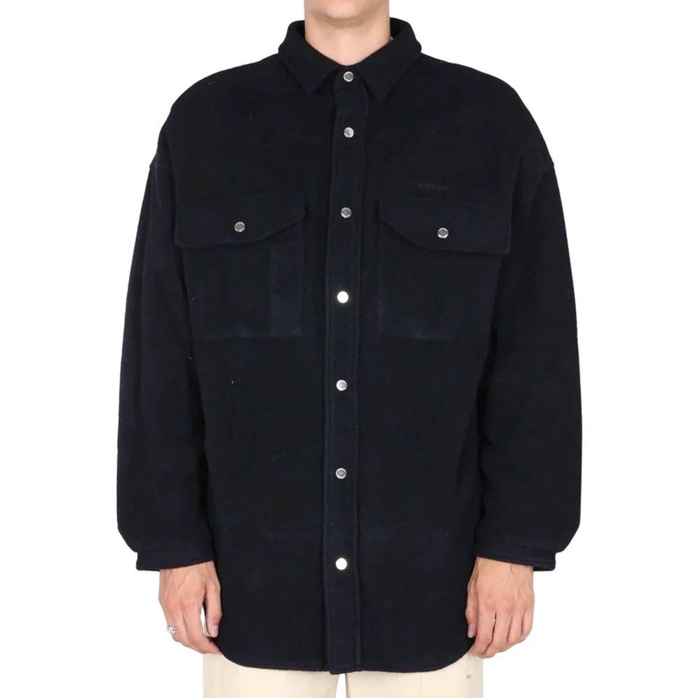 Ambush Blue Marabou Coat