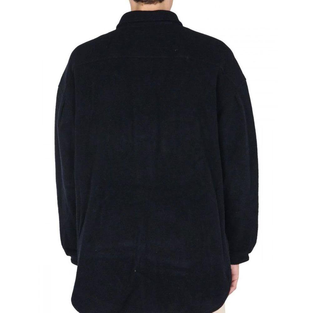 Ambush Blue Marabou Coat