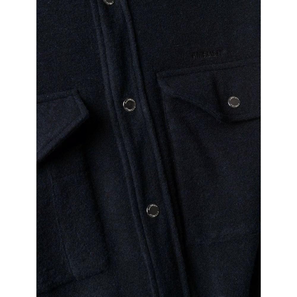 Ambush Blue Marabou Coat