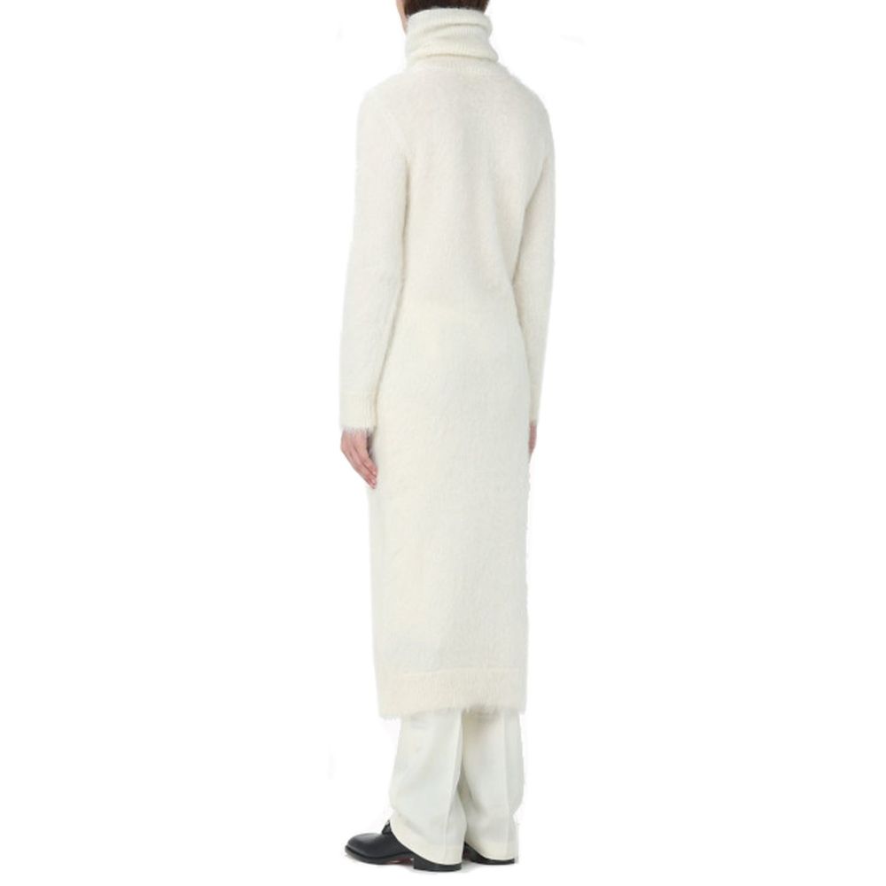 Saint Laurent White Mohair Sweatshirt by Saint Laurent