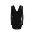Saint Laurent Black Viscose Cocktail Dress by Saint Laurent