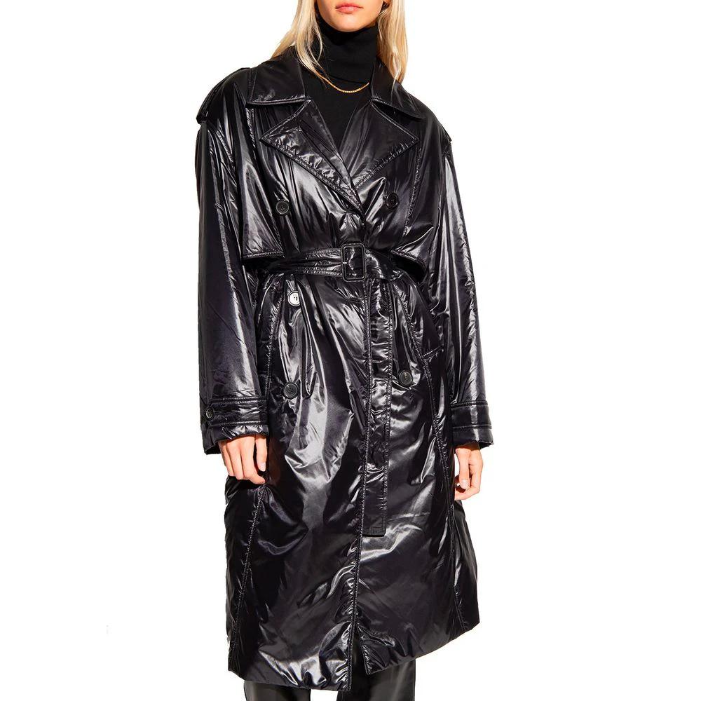 Saint Laurent Black Polyamide Coat by Saint Laurent