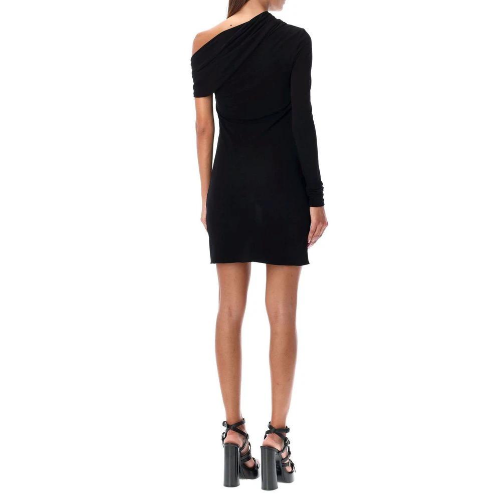 Saint Laurent Black Viscose Casual Dress by Saint Laurent
