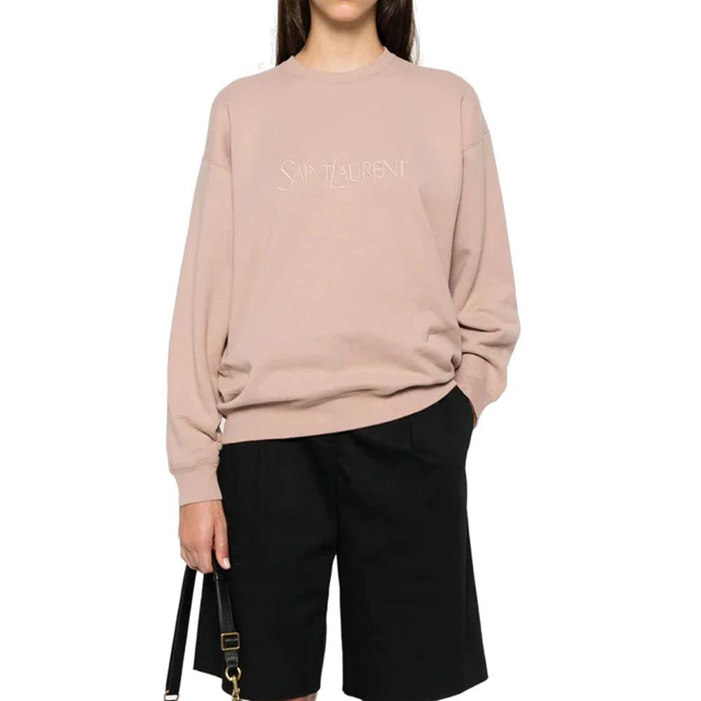 Saint Laurent Multicolor Cotton Sweatshirt by Saint Laurent