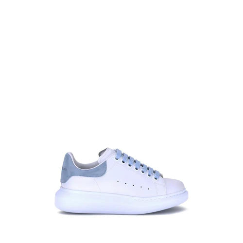 Alexander McQueen Alexander McQueen Blue Calf Leather Bos Taurus Platform Sneakers