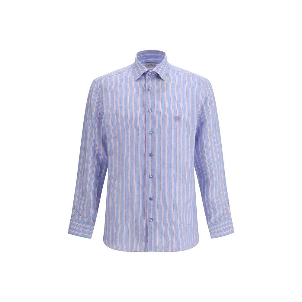 Etro Multicolor Linen Pattern Shirt by Etro