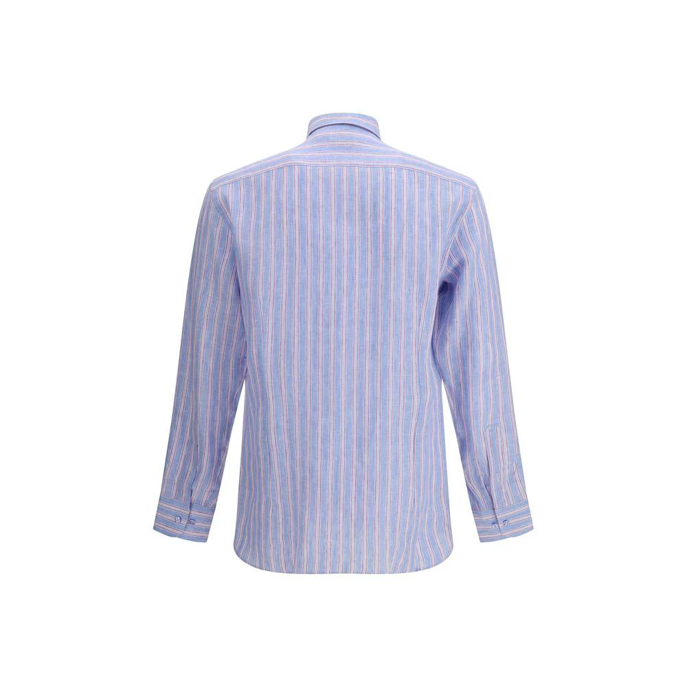 Etro Multicolor Linen Pattern Shirt by Etro