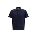 Burberry Blue Wool Polo Shirt by Burberry