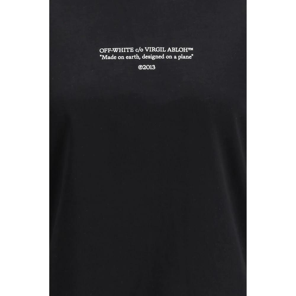 Off-White Black Cotton T-Shirt