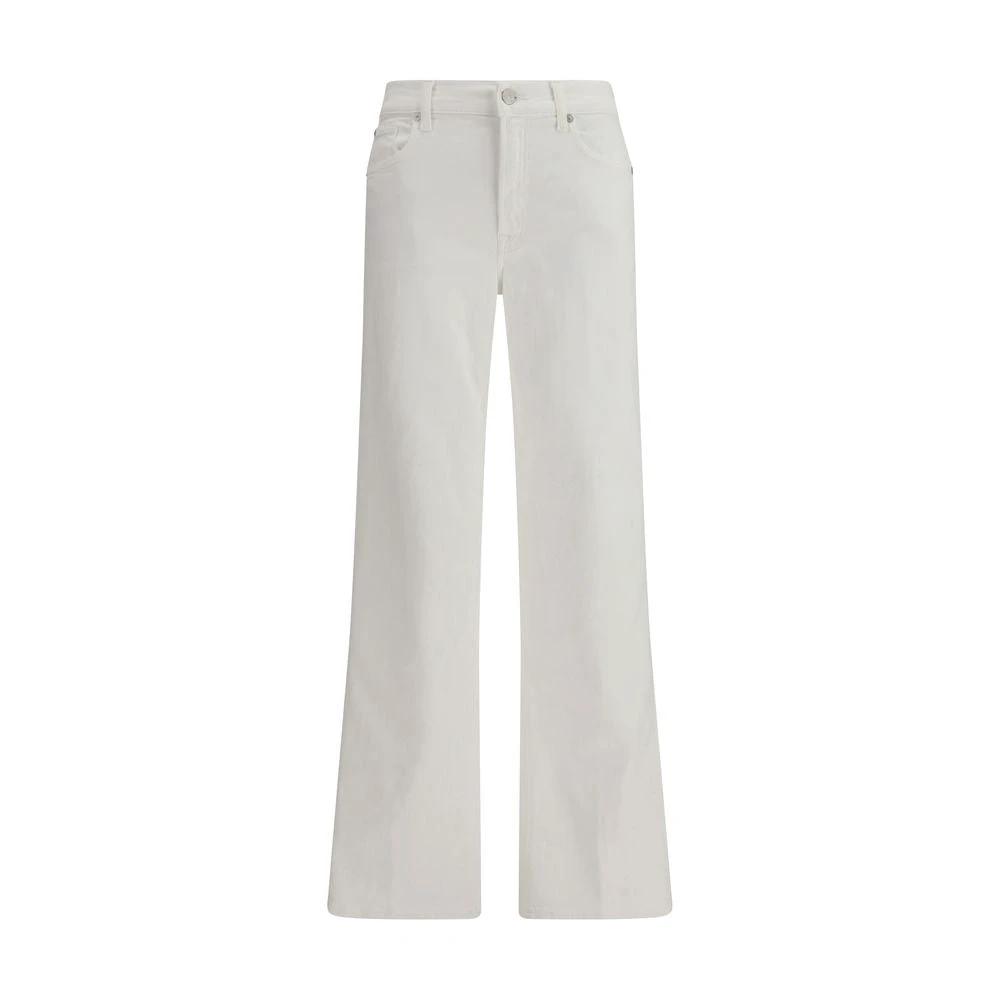 Jean droit en coton blanc 7FOR