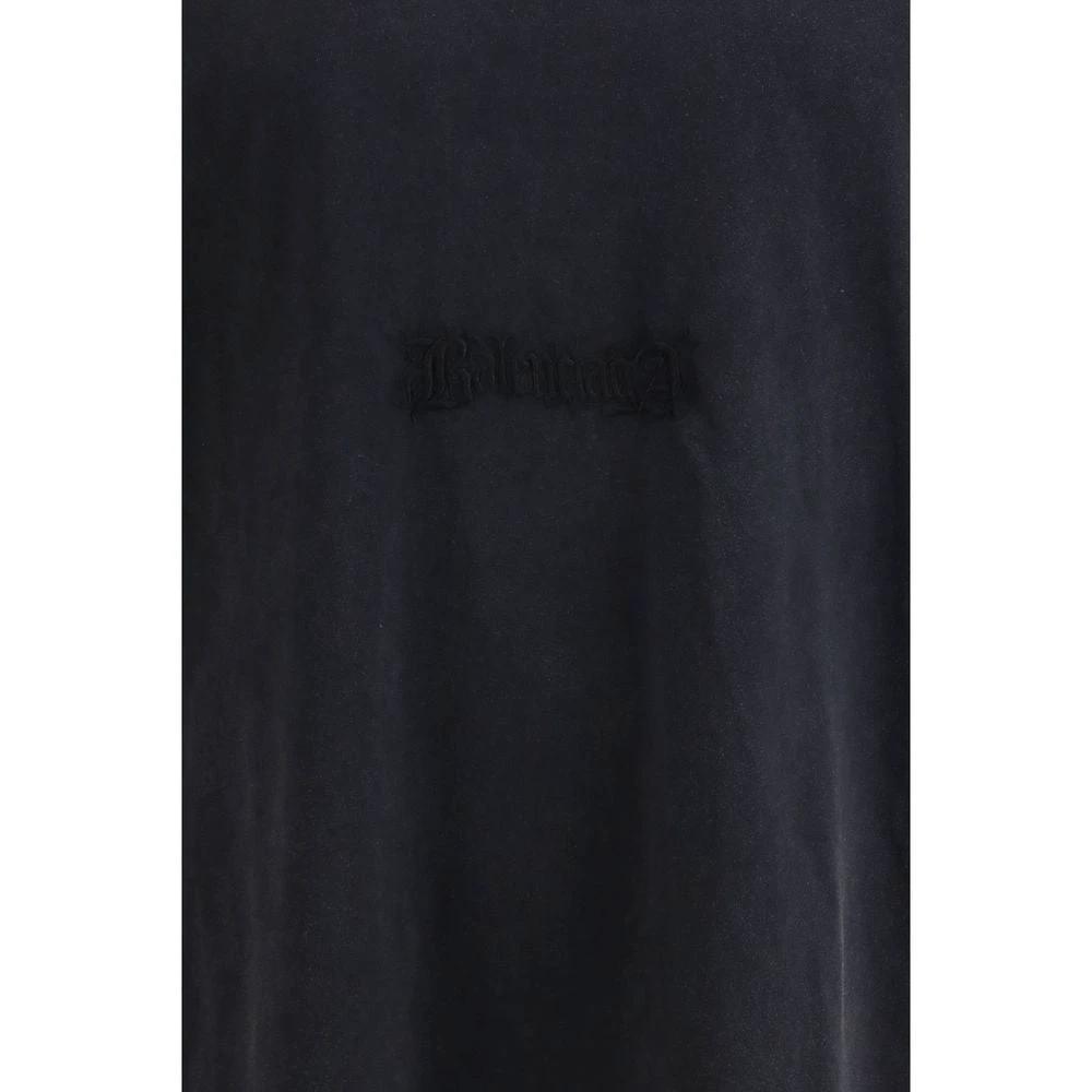 Balenciaga Black Cotton T-Shirt by Balenciaga