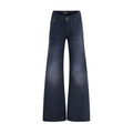 Jean Balenciaga Curved Waist en Denim – Coupe Regular SS26