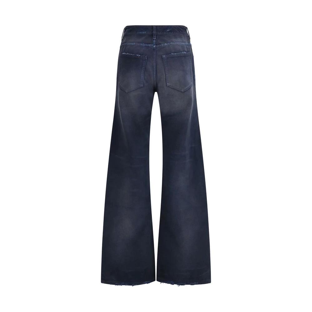 Jean Balenciaga Curved Waist en Denim – Coupe Regular SS26