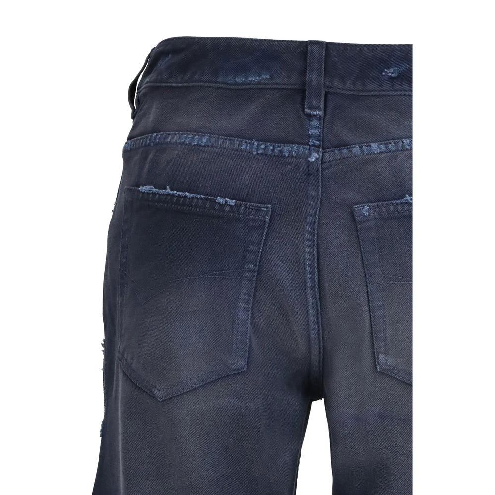 Jean Balenciaga Curved Waist en Denim – Coupe Regular SS26