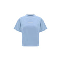 Balenciaga Blue Cotton T-Shirt by Balenciaga