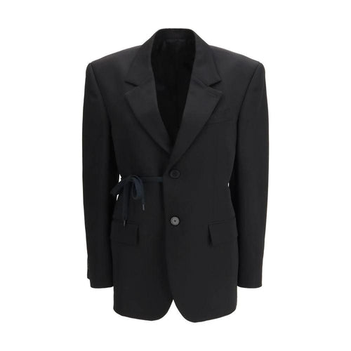 Balenciaga Black Wool Jackets And Coat by Balenciaga