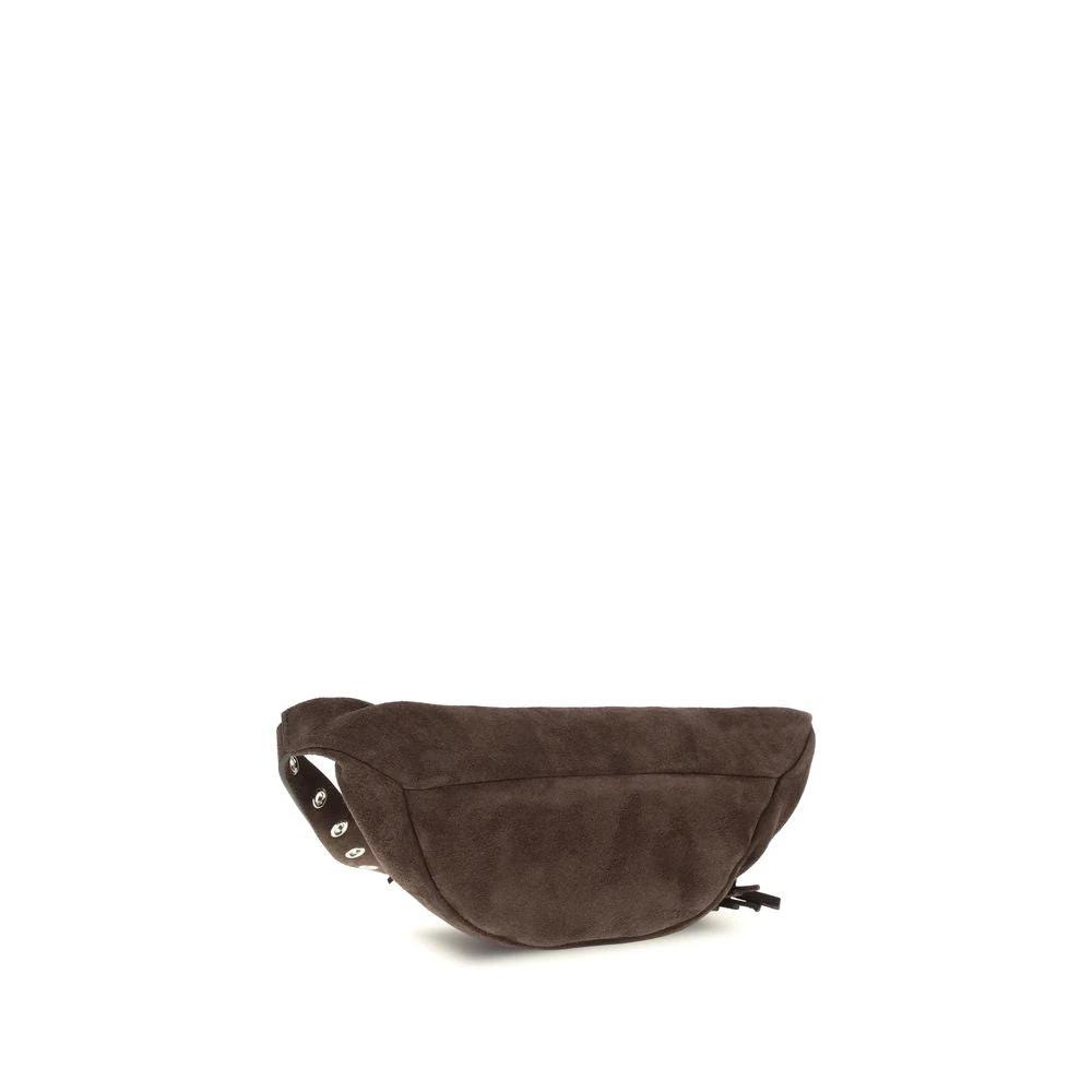 Valentino Garavani Brown Calf Leather Bos Taurus Shoulder Bag by Valentino Garavani