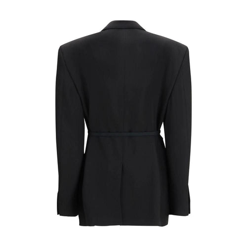 Balenciaga Black Wool Jackets And Coat by Balenciaga