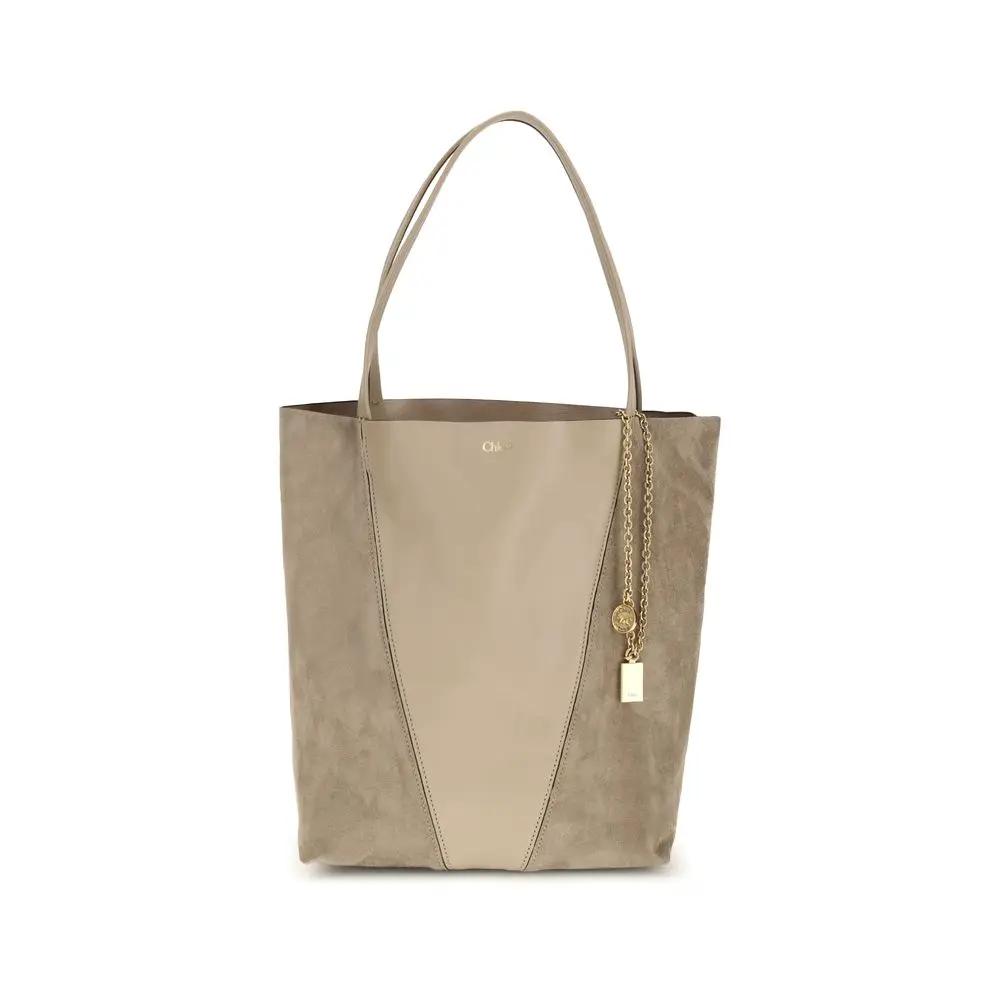 Chloé Chloé Beige Leather Shoulder Bag