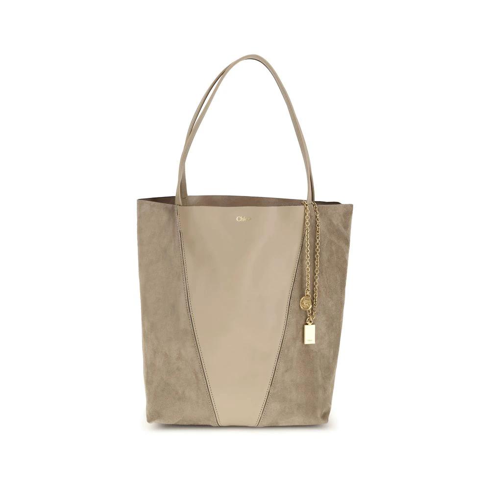Chloé Beige Leather Shoulder Bag by Chloé