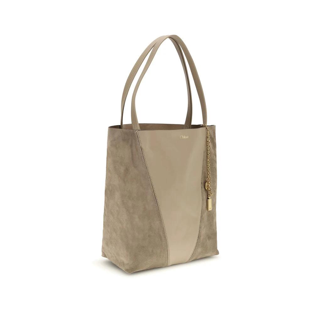 Chloé Beige Leather Shoulder Bag by Chloé