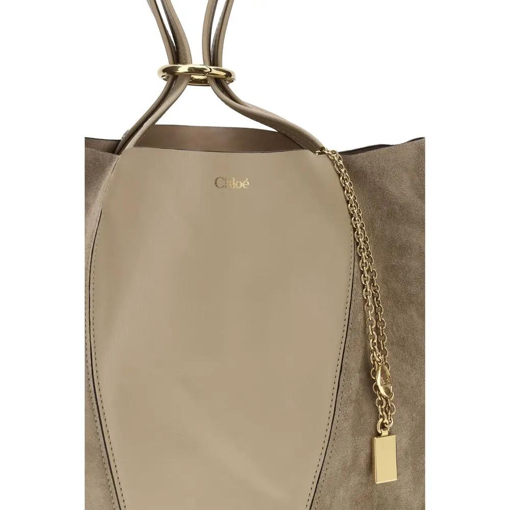 Chloé Chloé Beige Leather Shoulder Bag