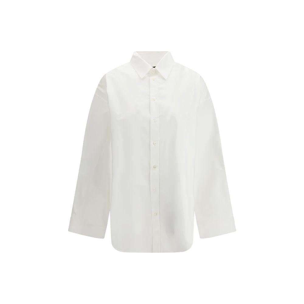 Balenciaga White Cotton Dress Shirt by Balenciaga