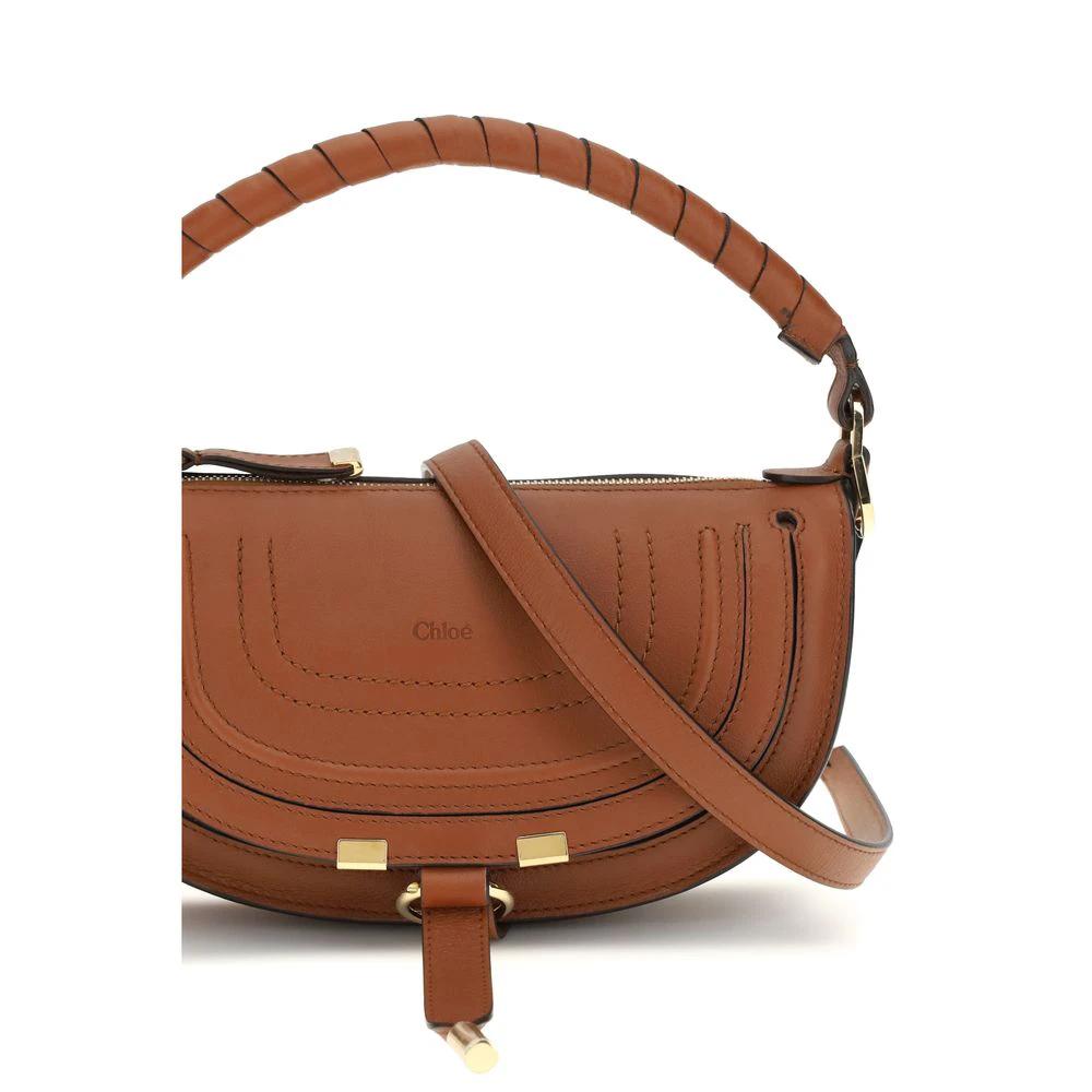 Chloé Brown Calf Leather Bos Taurus Shoulder Bag by Chloé