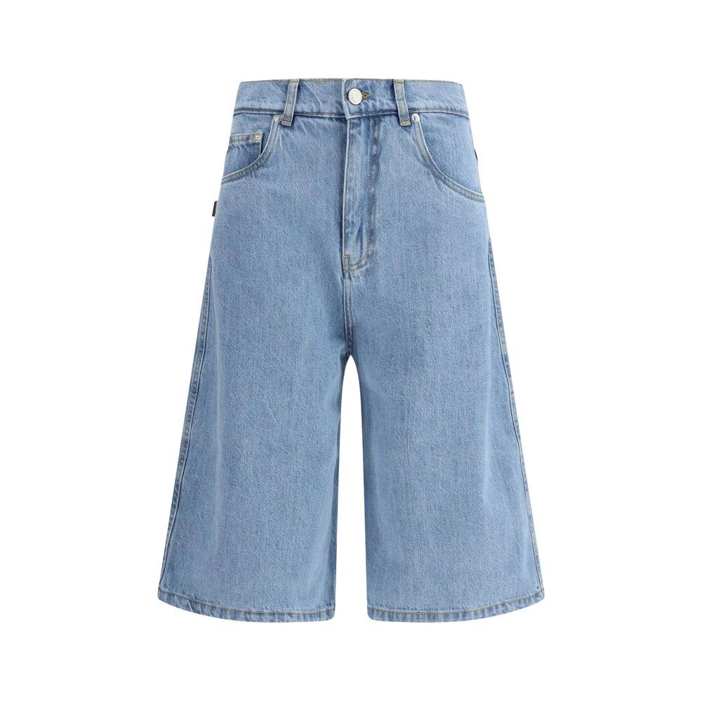 Coperni Blue Cotton Bermuda Shorts by Coperni