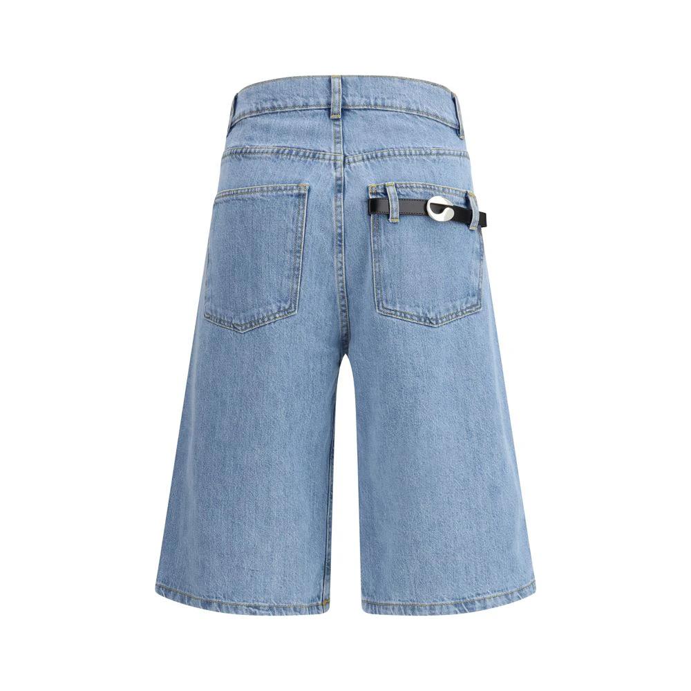 Coperni Blue Cotton Bermuda Shorts by Coperni
