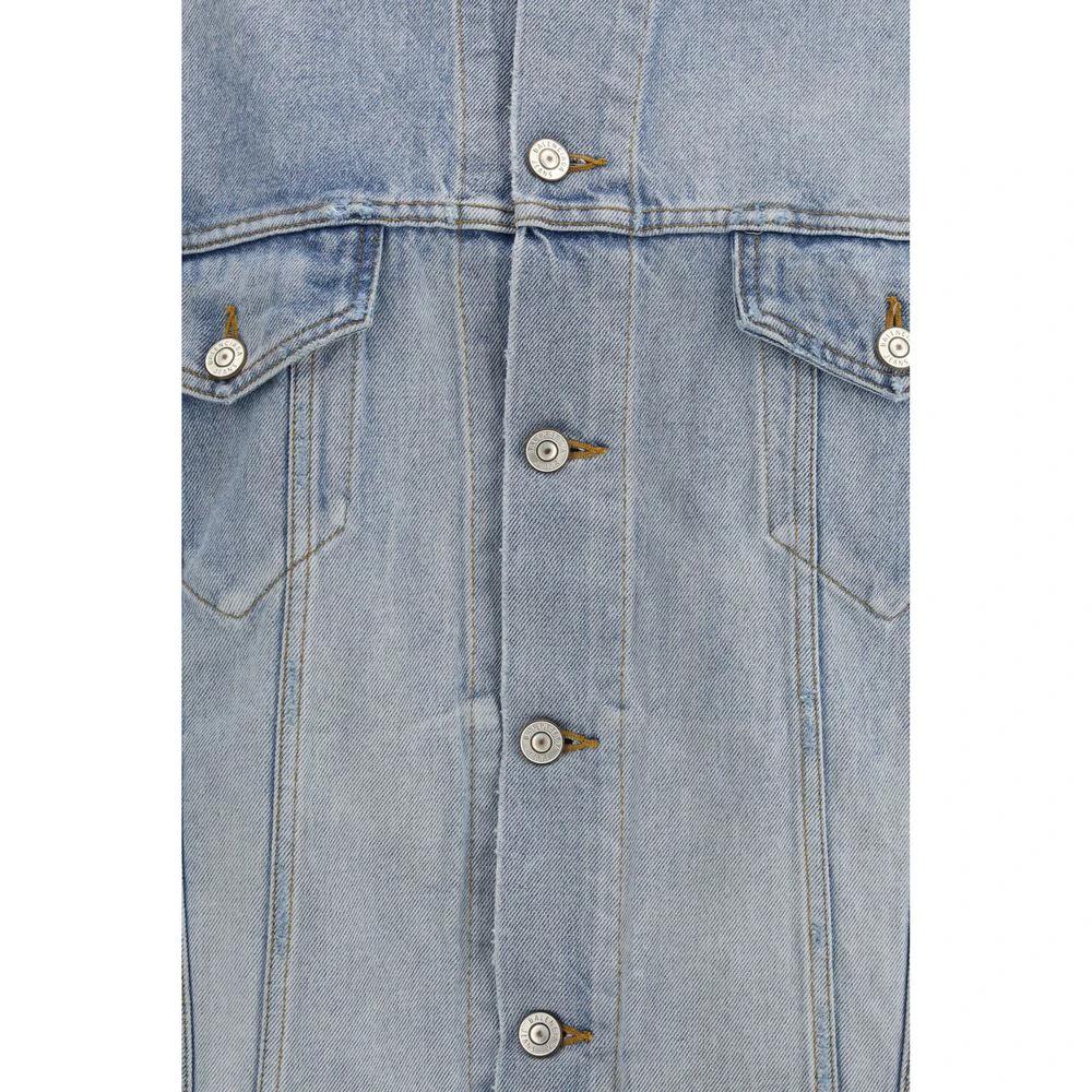 Balenciaga Blue Cotton Denim Jacket by Balenciaga