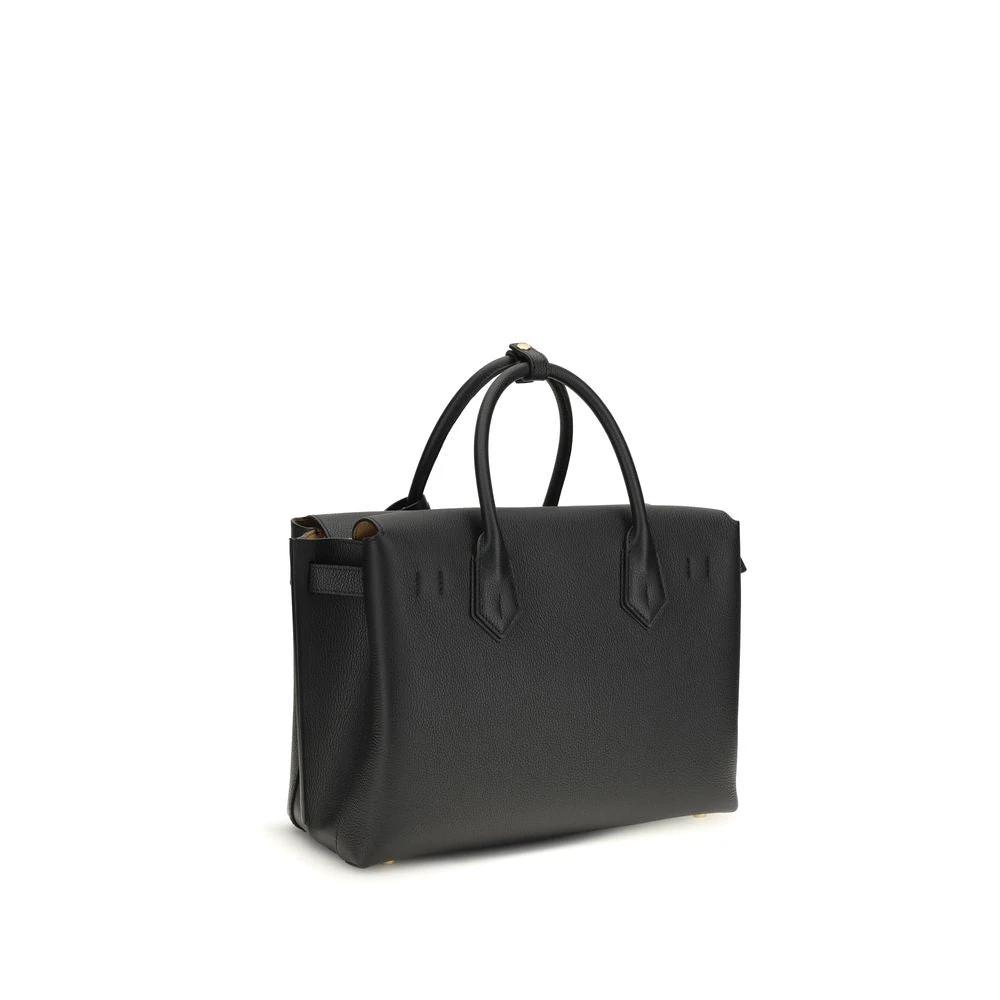MCM Black Calf Leather Bos Taurus Handbag