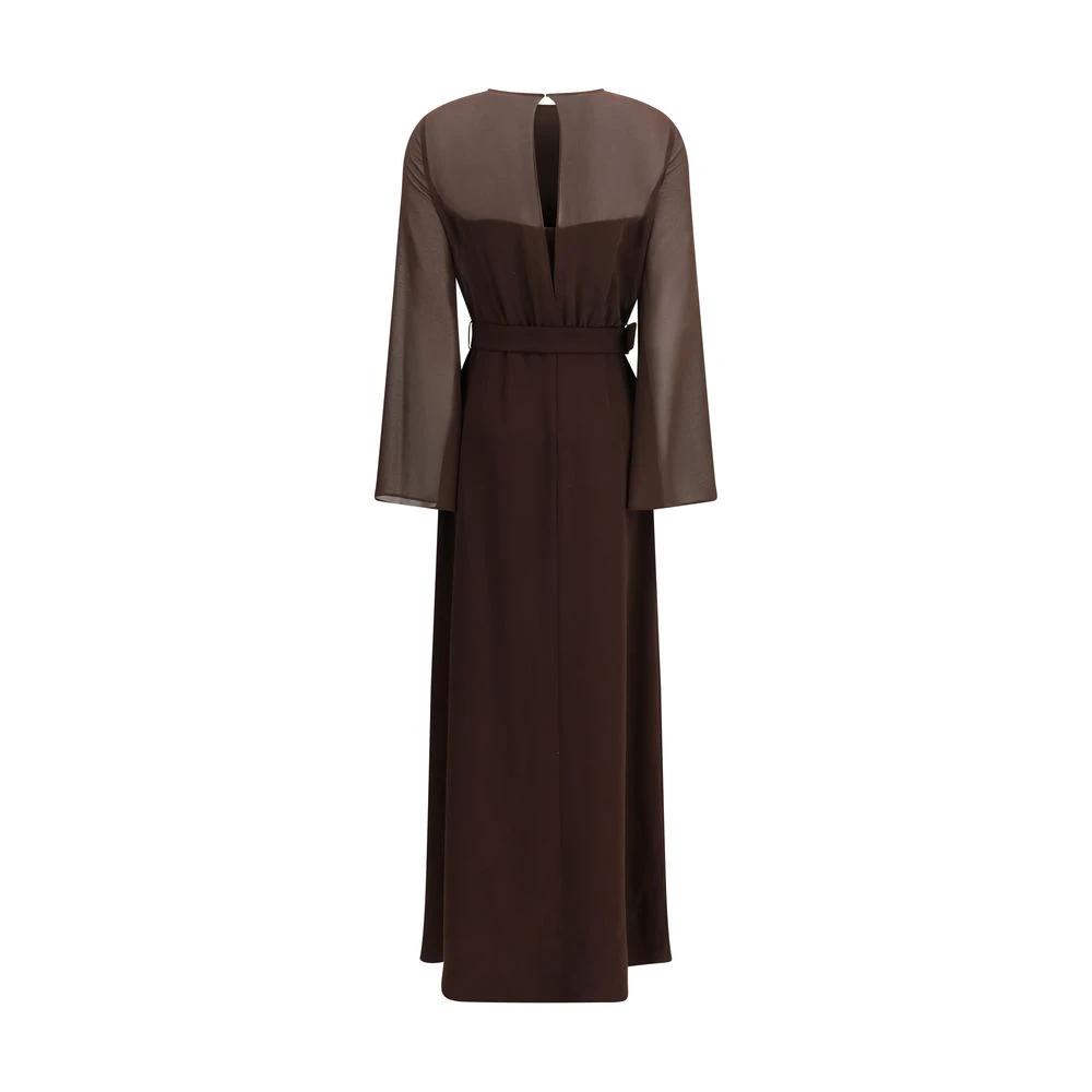 P.A.R.O.S.H. Brown Polyester Casual Dress by P.A.R.O.S.H.