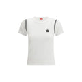 Kenzo White Cotton T-Shirt by Kenzo