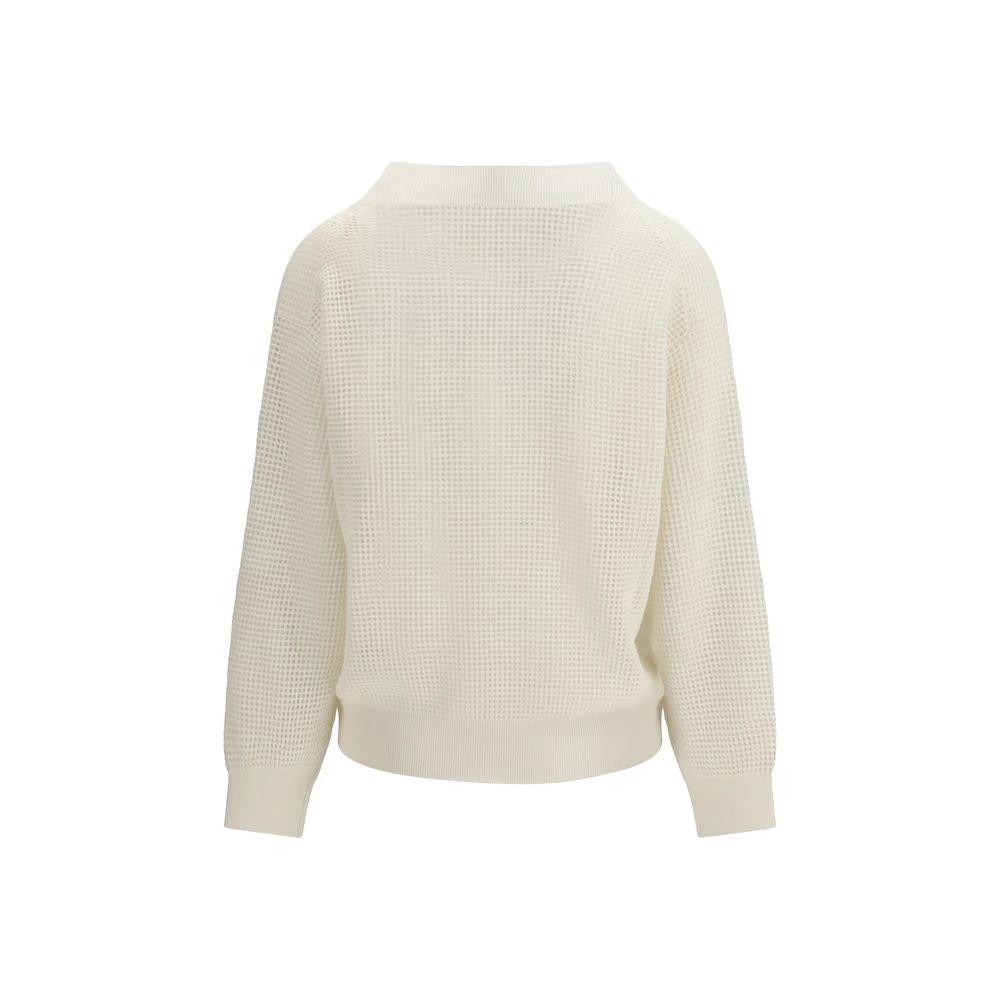 Brunello Cucinelli Beige Cashmere Sweater