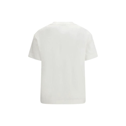 T-shirt en coton blanc Brunello Cucinelli