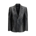 Balenciaga Black Leather Jacket by Balenciaga