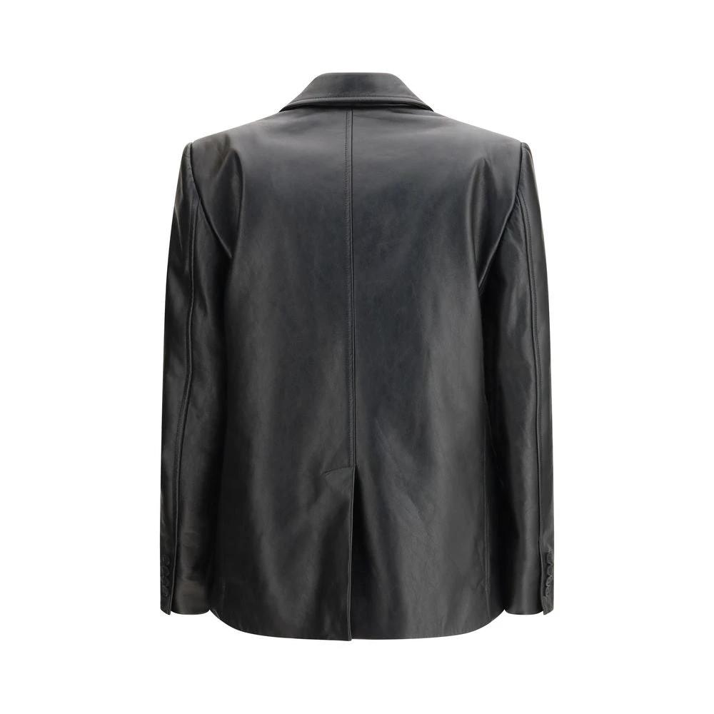 Balenciaga Black Leather Jacket by Balenciaga
