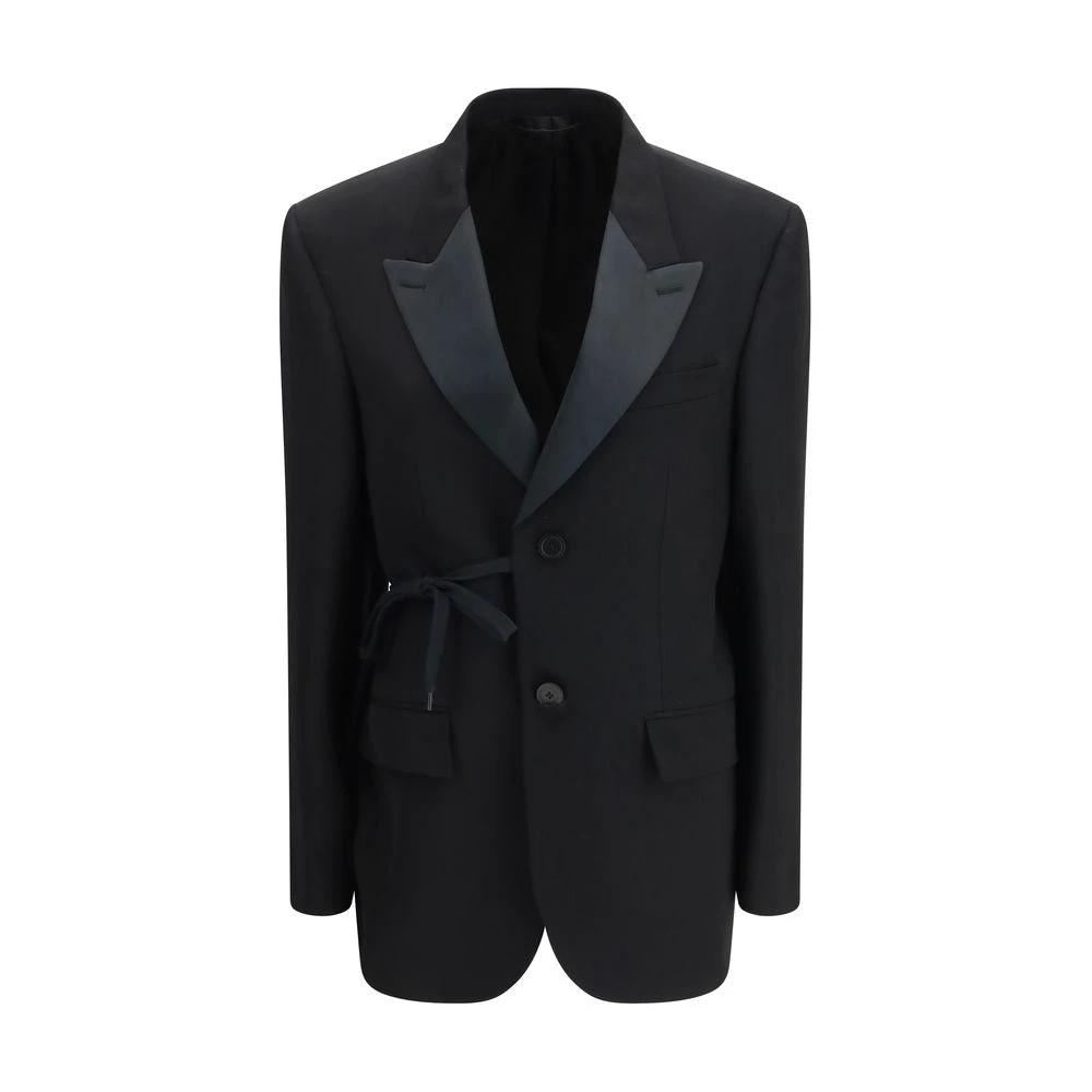 Veste Tailleur Croisée Balenciaga en Laine – Coupe Regular SS26