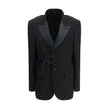 Veste Tailleur Croisée Balenciaga en Laine – Coupe Regular SS26